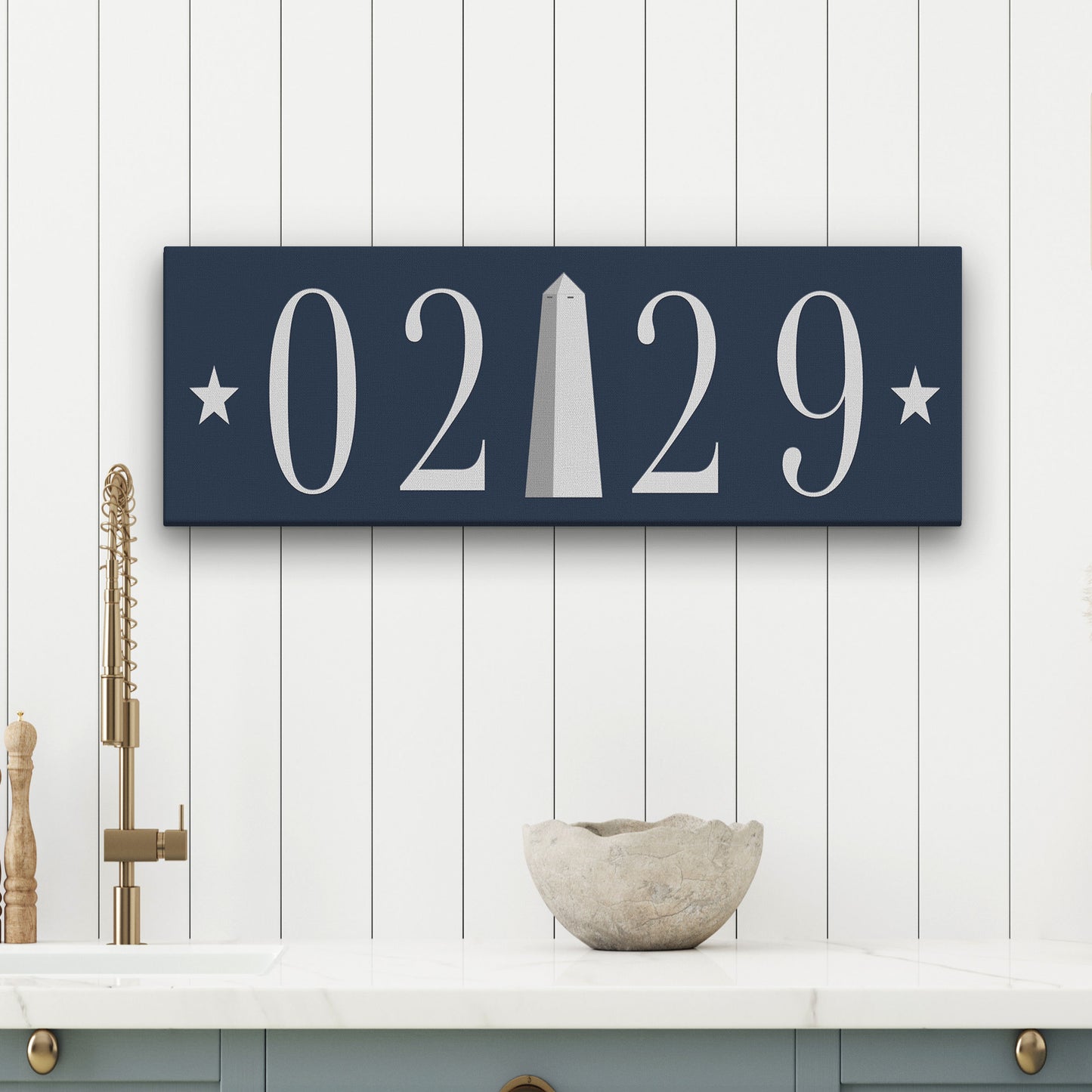 02129 Charlestown Bunker Hill Monument Wall Hanging - Many Sizes and Colors Available
