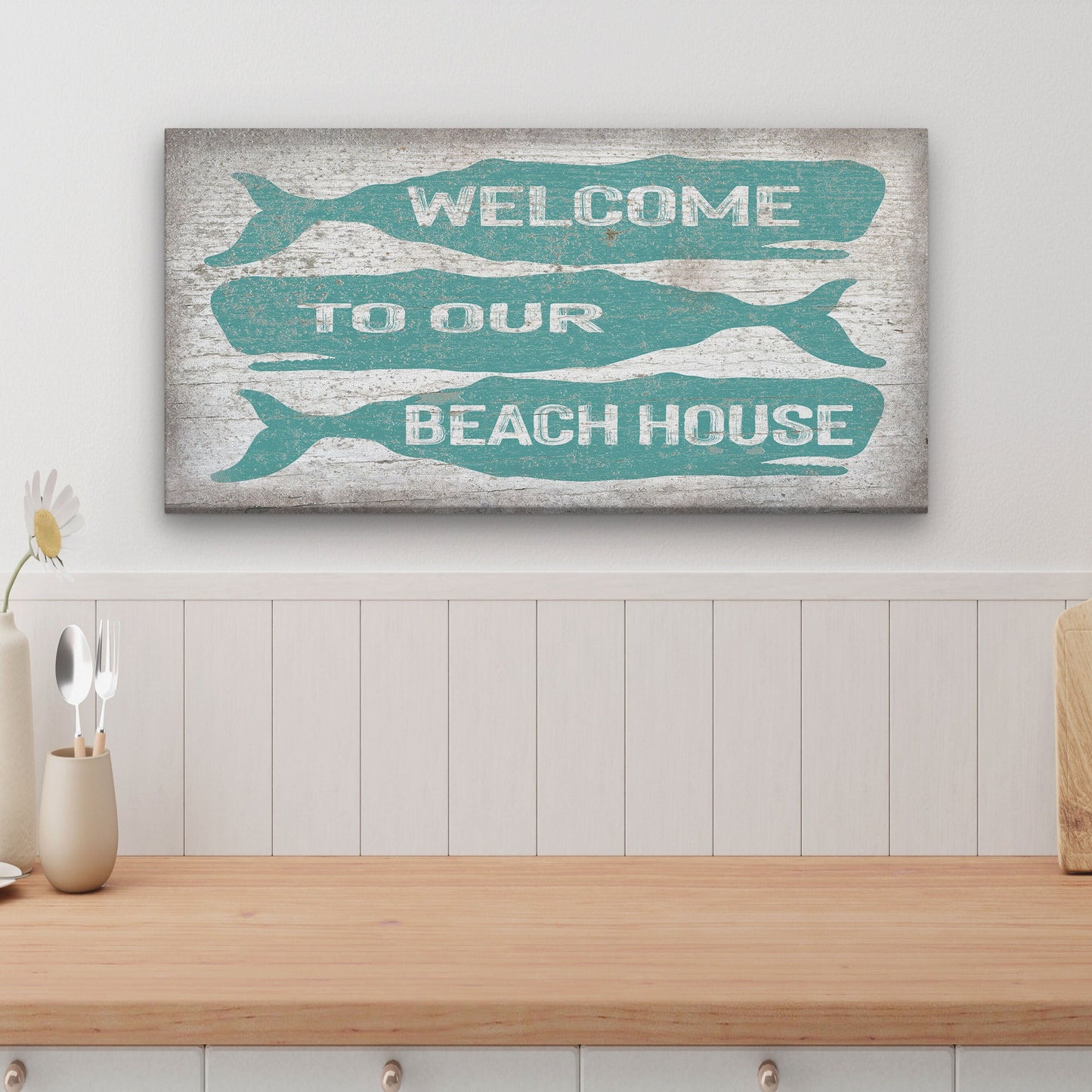 Beach House Signs Personalized Beach House Sign Beach Welcome Sign Coastal Wall Art Beach Decor Whale Sign Nautical Wall Decor Coastal Art