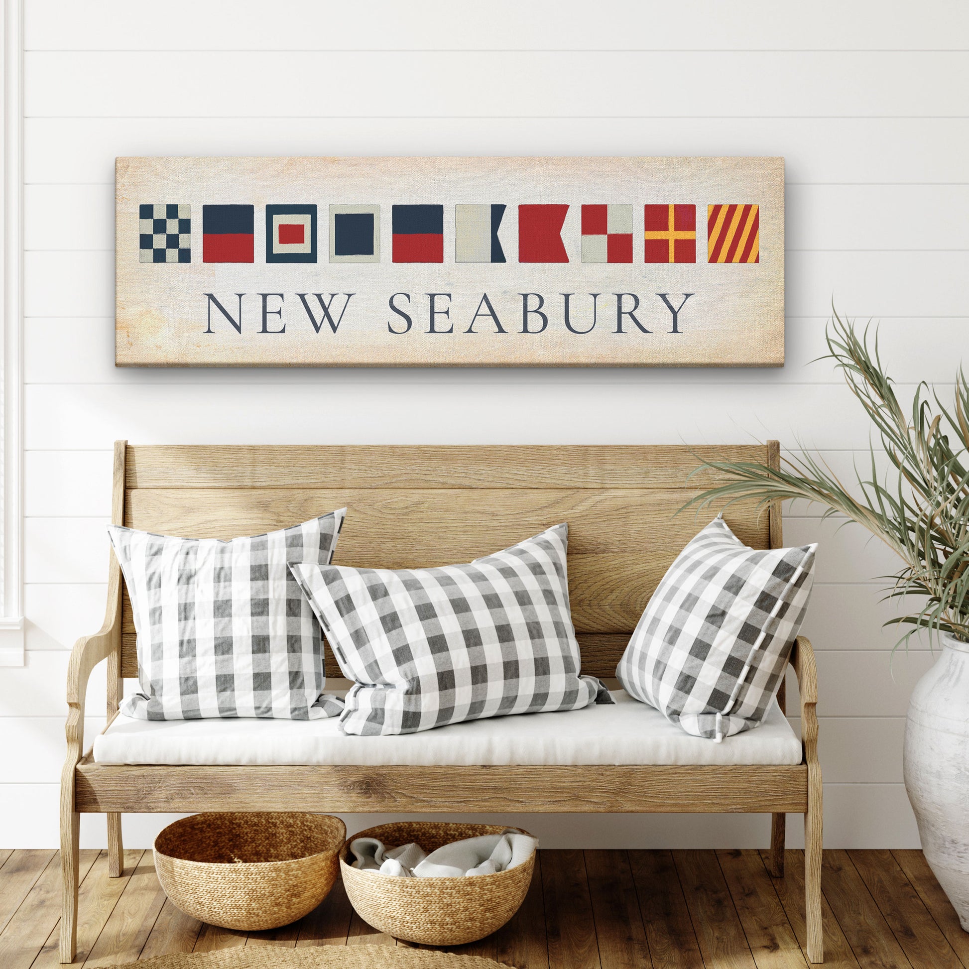 Personalized Nautical Flags Wall Decor – Off The Square Designs