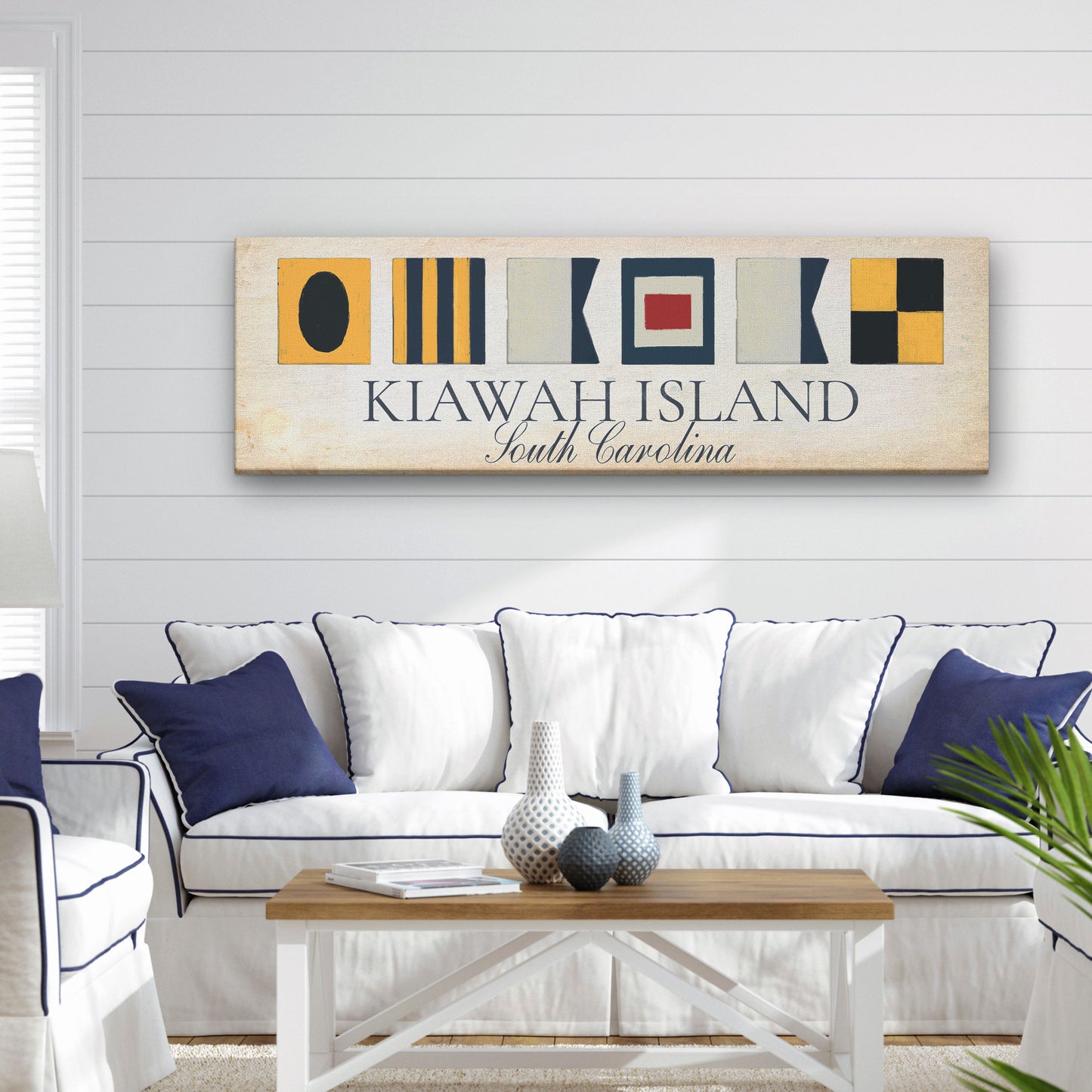 Personalized Nautical Flags Wall Decor