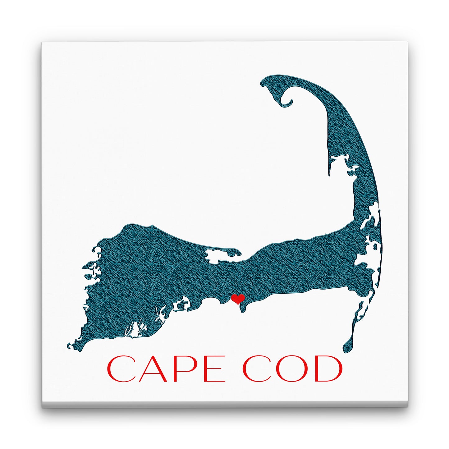 Cape Cod Canvas Customizable Silhouette Wall Decor
