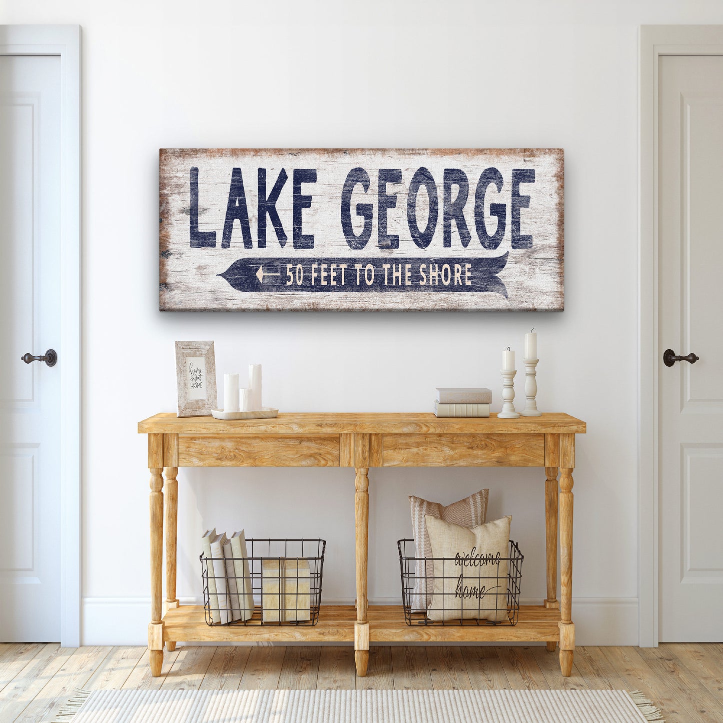 Personalized Nautical Beach Sign