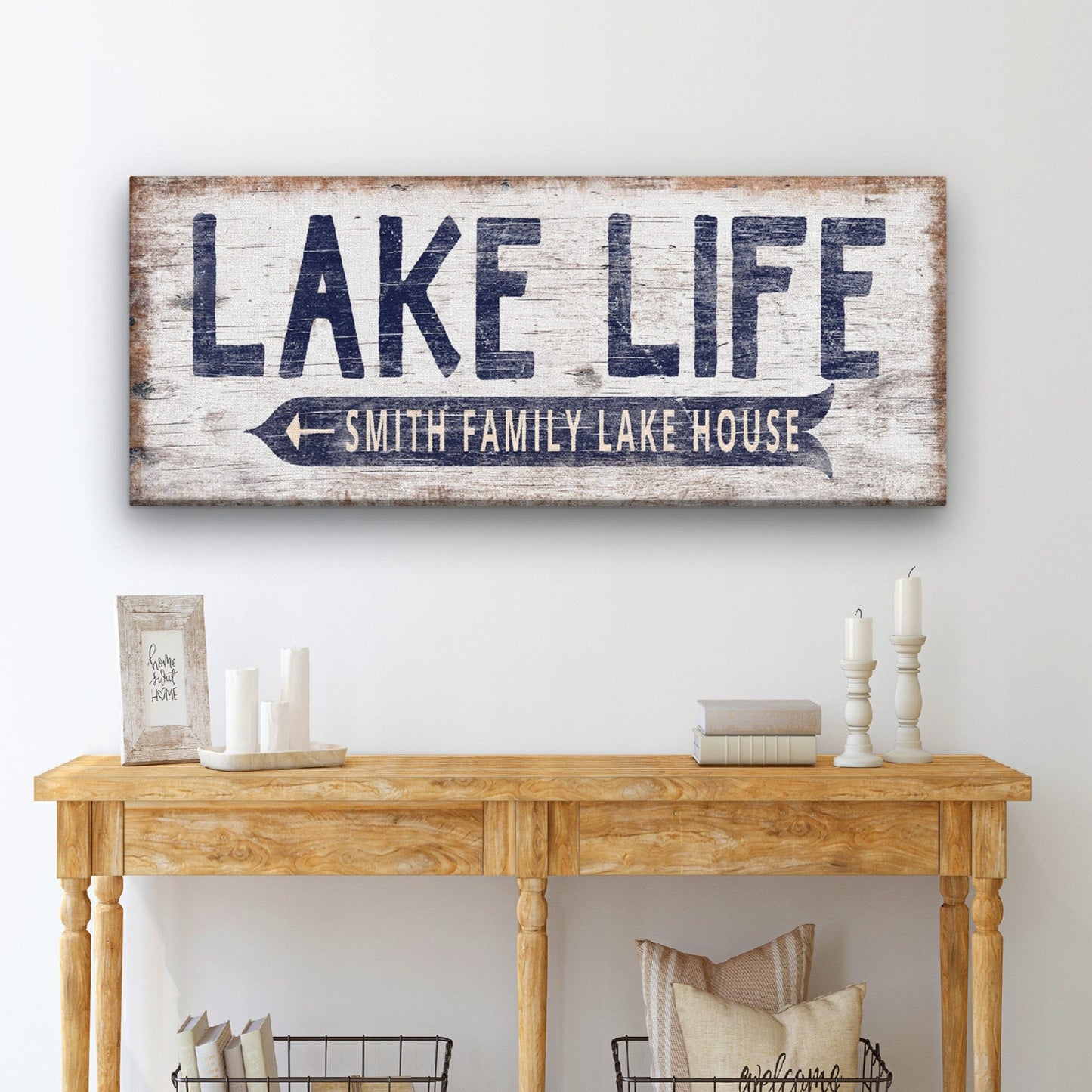 Personalised Lake Life Customizable Sign 