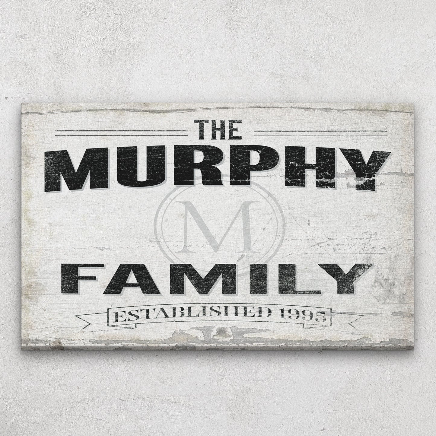 Personalized Family Name Sign - Custom Wall Signs