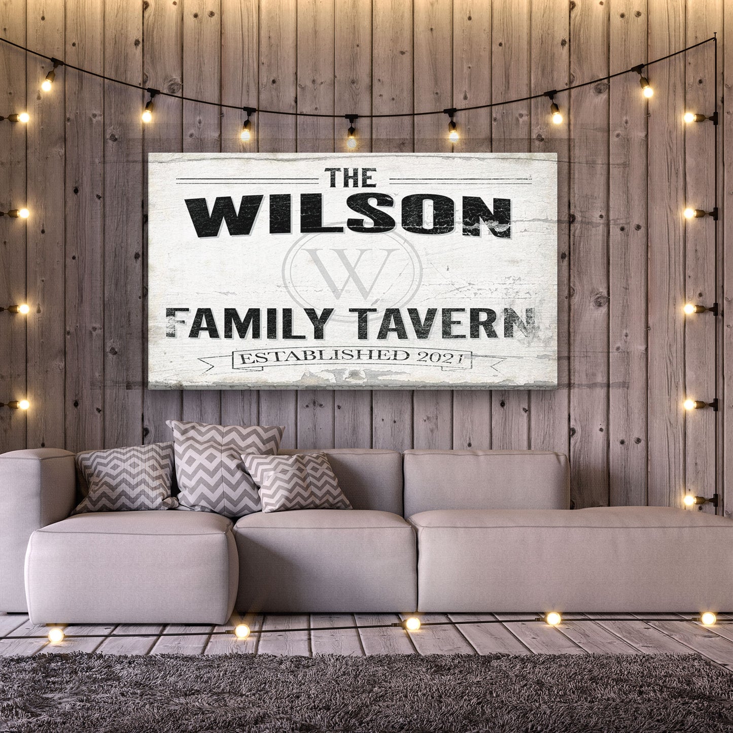 Personalized Family Name Sign - Custom Wall Signs