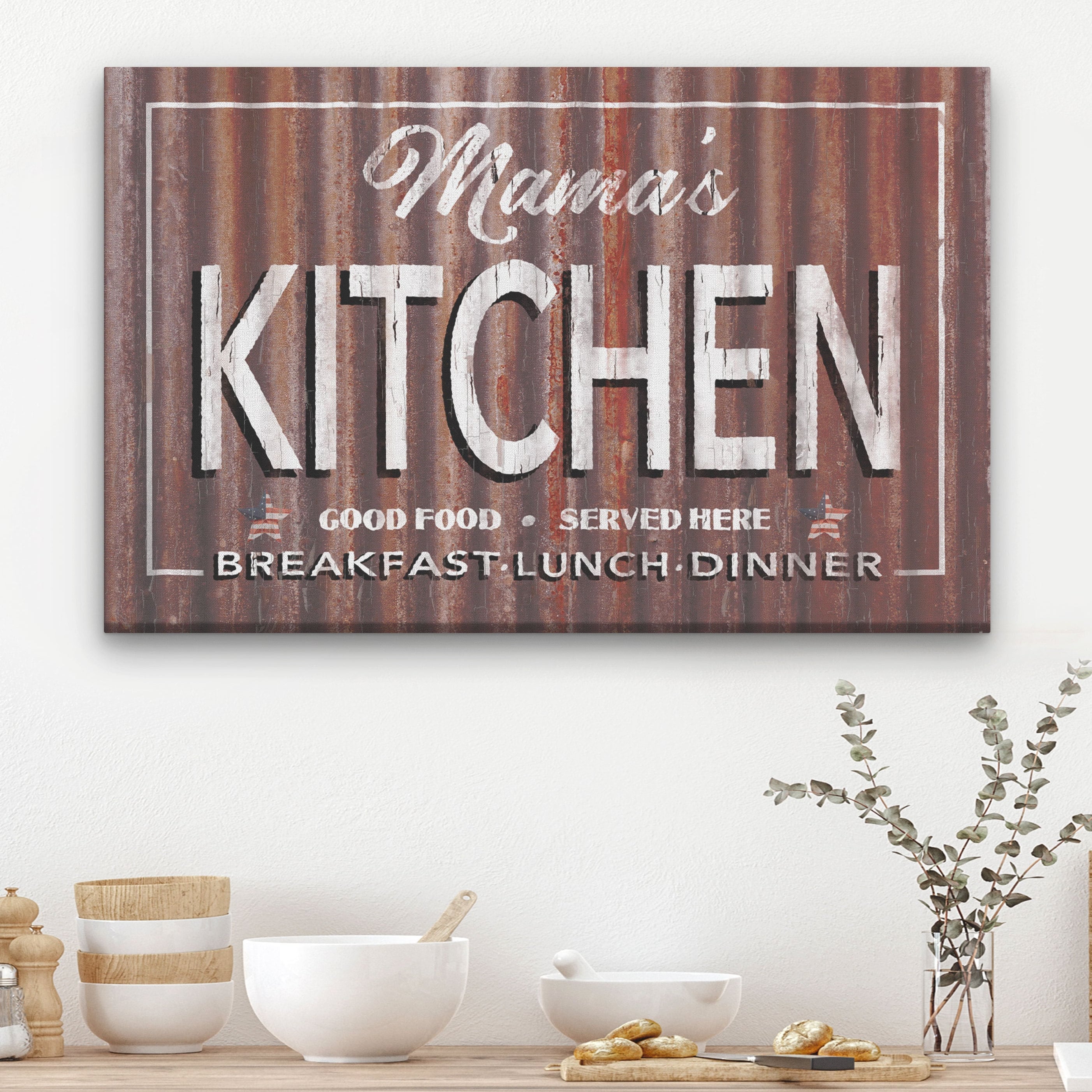 Kitchen - Kitchen sign - Personalized outlet Kitchen Metal Sign - Custom Kitchen sign