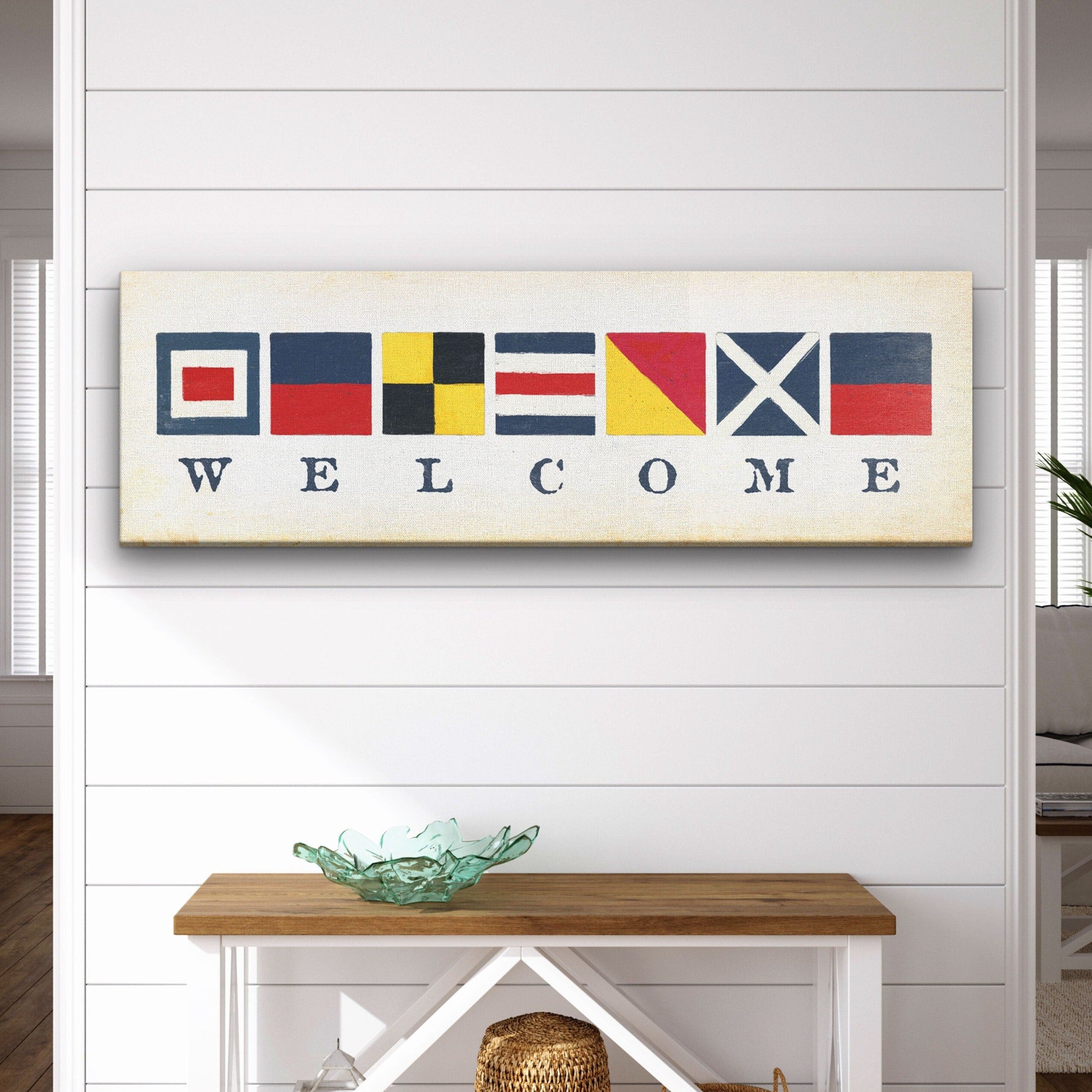 Raising the Flags -Decorating Ideas with Nautical Signal Flags | Decor, Nautical  decor, Flag decorating ideas